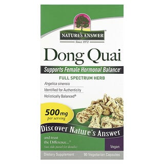 Nature's Answer, Dong Quai, 500 mg, 90 Vegetarian Capsules