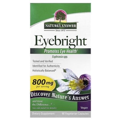 Nature's Answer, Eyebright Vegetarian Capsules, 90 Capsules (400 mg Each)