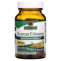 Nature's Answer, Ginseng coreano, 500 mg, 50 cápsulas vegetales
