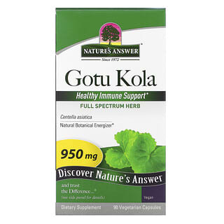 Nature's Answer, Gotu Kola, 475 mg, 90 capsules végétariennes