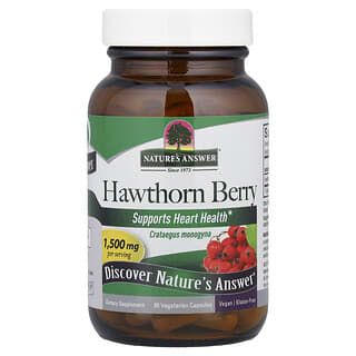 Nature's Answer, Hawthorn Berry, 90 Vegetarian Capsules (500 mg per Capsule)