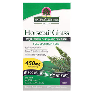 Nature's Answer, Horsetail Grass, 450 mg, 90 Vegetarian Capsules