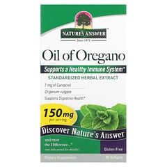  Nature's Answer Cápsulas blandas de aceite de orégano, 90  unidades, Refuerzo inmunológico natural