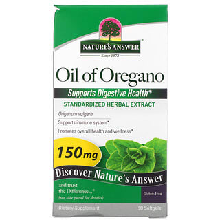Nature's Answer, Oreganoöl, 150 mg, 90 Weichkapseln