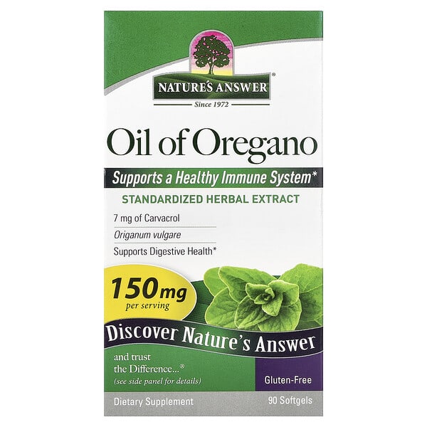 Oil of Oregano, 150 mg, 90 Softgels