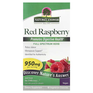 Nature's Answer, Red Raspberry, 950 mg, 90 Vegetarian Capsules (475 mg Per Capsule)