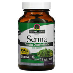 Nature's Answer, Senna, 450 mg, 90 vegetarische Kapseln