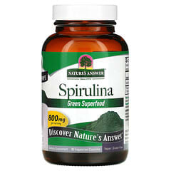Nature's Answer, Spiruline, 400 mg, 90 capsules végétariennes