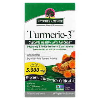 Nature's Answer, Turmeric-3, 90 Vegetarian Capsules