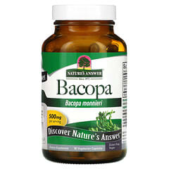Nature's Answer, Bacopa, 500 mg, 90 Vegetarian Capsules