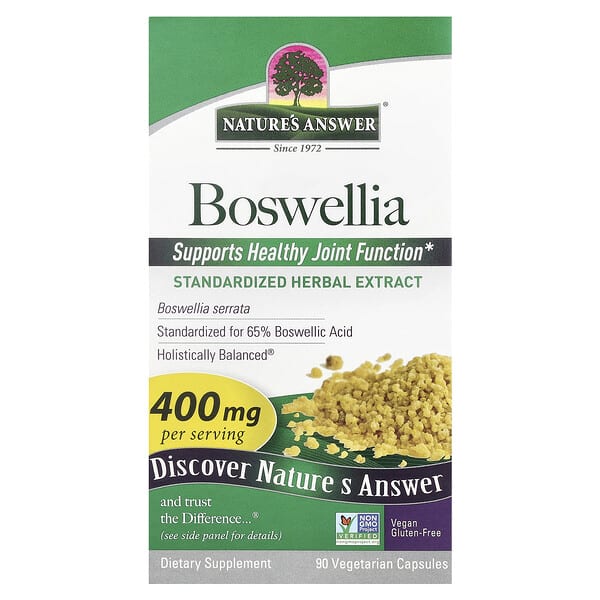 Nature's Answer Boswellia, 400 mg, 90 Vegetarian Capsules