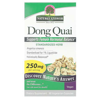 Nature's Answer, Dong Quai, 250 mg, 60 Vegetarian Capsules