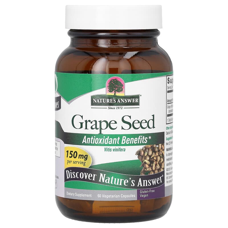 Grape Seed, 150 mg, 60 Vegetarian Capsules