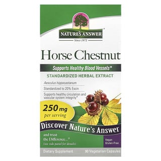 Nature's Answer, Castanheiro-da-Índia, 250 mg, 90 Comprimidos Vegetarianos