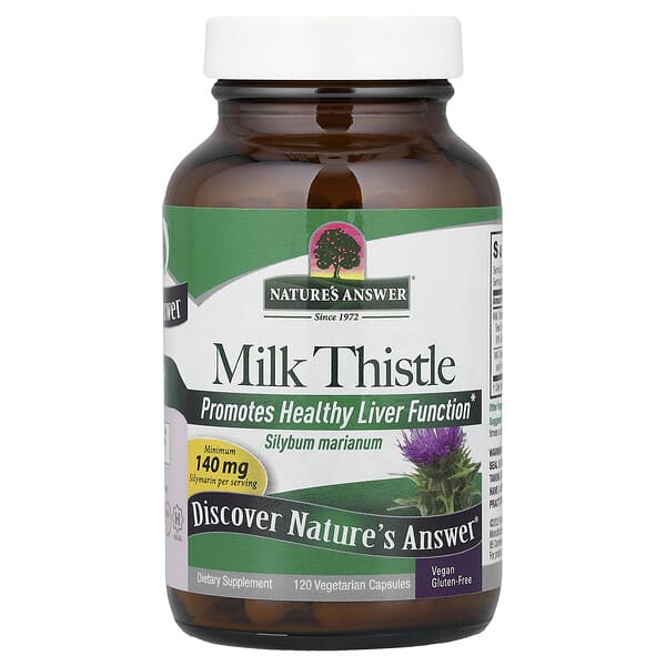 Nature's Answer, Milk Thistle, 120 Vegetarian Capsules