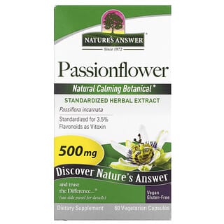 Nature's Answer, Flor da Paixão, 250 mg, 60 Cápsulas Vegetarianas