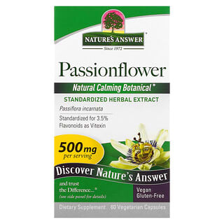Nature's Answer, Flor da Paixão, 250 mg, 60 Cápsulas Vegetarianas