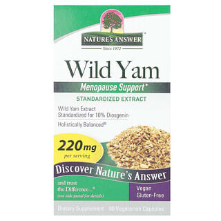 Nature's Answer‏, Wild Yam, ‏220 מ"ג, 60 כמוסות צמחוניות
