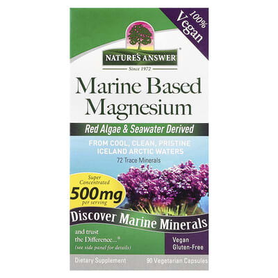 Nature's Answer, Marine-Based Magnesium, 90 Vegetarian Capsules