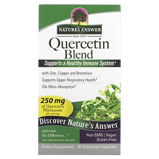 Nature's Answer, Смесь кверцетина, 250 мг, 60 вегетарианских капсул