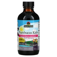 Nature's Answer, Fórmula para niños Sambucus, 4000 mg, 120 ml (4 oz. Líq.)