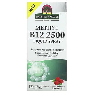 Nature's Answer, Methyl B12 2500 Liquid Spray, Raspberry, 1 fl oz (30 ml)