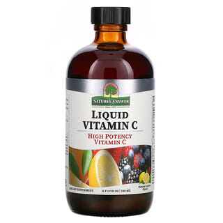 Nature's Answer, Vitamine C liquide, Citron naturel, 240 ml