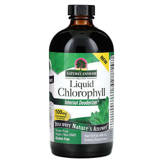 Nature's Answer, Clorofilla liquida, 100 mg, 480 ml