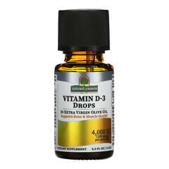 Nature's Answer, Vitamin D-3 Drops, 100 mcg (4,000 IU), 0.5 fl oz (15 ml)