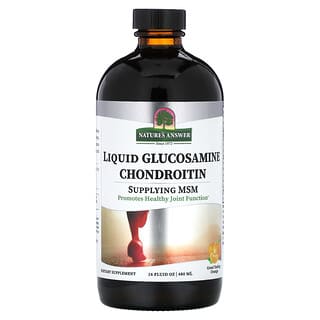 Nature's Answer, Glucosamine chondroïtine liquide, orange, 480 ml