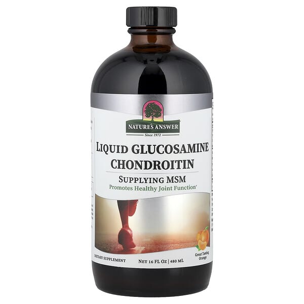 Nature's Answer, Liquid Glucosamine Chondroitin, Orange, 16 fl oz (480 ml) — product photo 1