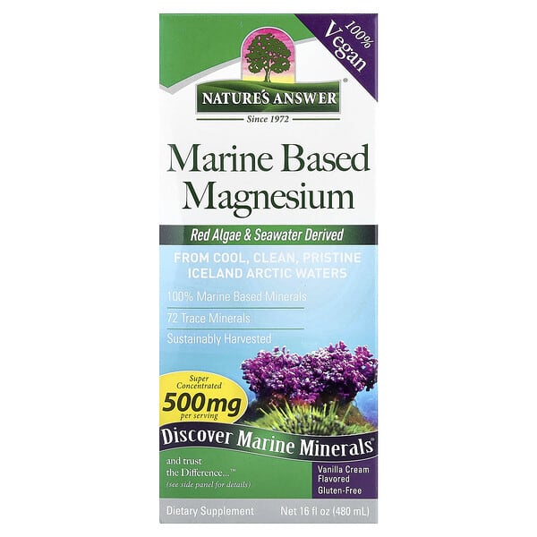 Marine Based Magnesium, Vanilla Cream, 16 fl oz (480 ml)