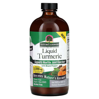 Nature's Answer, Curcuma liquide au poivre noir, 480 ml