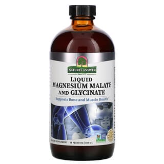 Nature's Answer, Malato y glicinato de magnesio líquidos, 480 ml (16 oz. líq.)