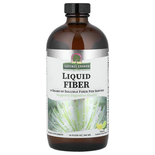 Nature's Answer, Liquid Fiber, Natural Lemon-Lime , 16 fl oz (480 ml) — product photo 1