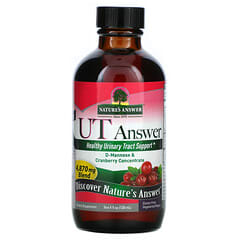 Nature's Answer, UT Answer, D-Mannose & Cranberry Concentrate, 4,870 mg, 4 fl oz (120 ml)
