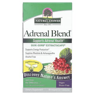 Nature's Answer, Adrenal Blend, 90 Vegetarian Capsules