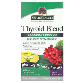 Nature's Answer, Thyroid Blend、ベジカプセル90粒