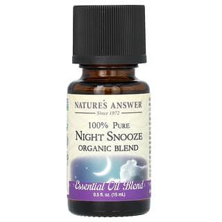 Nature's Answer, 100% Pure Organic Essential Oil Blend, Night Snooze, 0.5 fl oz (15 ml)