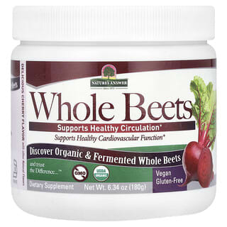 Nature's Answer, Whole Beets, Cherry, 6.34 oz (180 g)