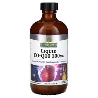 Nature's Answer, жидкий коэнзим Q10, со вкусом мандарина, 100 мг, 240 мл (8 жидк. унций)