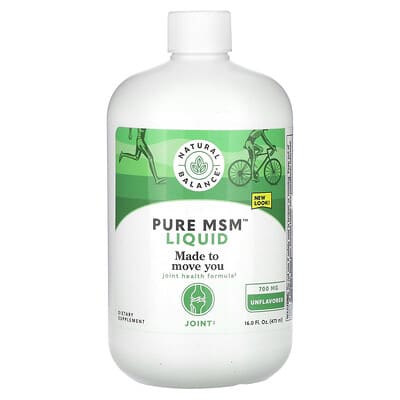 Natural Balance, Full Liquid MSM, Unflavored, 700 mg, 16 fl oz (473 ml)