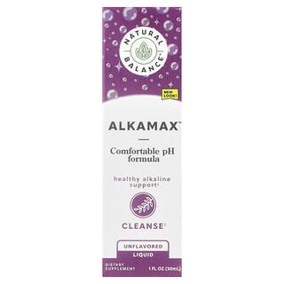 Natural Balance, AlkaMax, Comfortable pH Liquid Formula, bezsmakowy, 30 ml