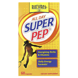 Natural Balance, All Day Super Pep, 60 Capsules