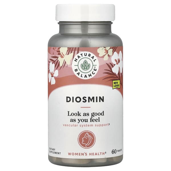 Natural Balance, 디오스민, 60정(1정당 500mg)