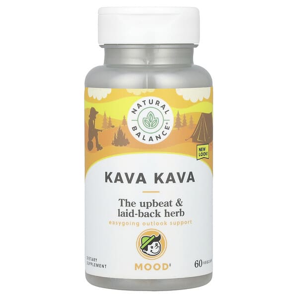 Natural Balance, Kava Kava, 60 VegCaps (450 mg per Capsule) — product photo 1