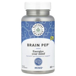 Natural Balance, Brain Pep，60 粒素食膠囊