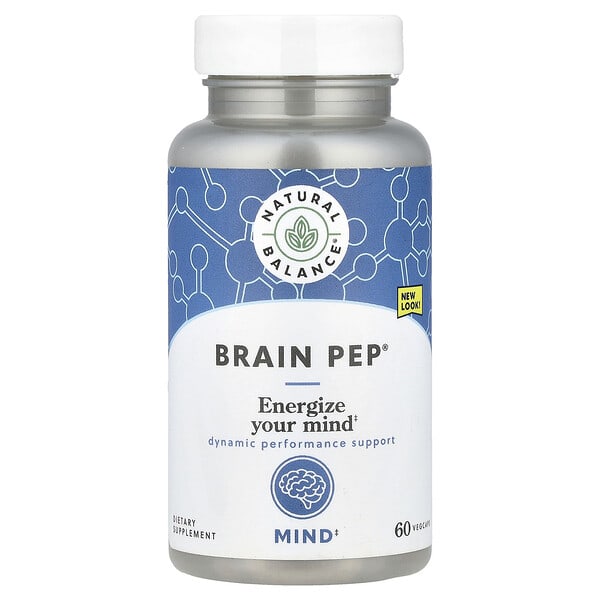 Natural Balance, Refuerzo para la mente, 60 cápsulas vegetales