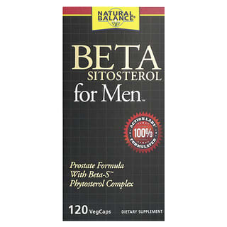 Natural Balance, Beta-sitosterolo per uomini, 120 capsule vegetali