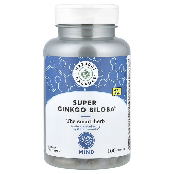 Natural Balance, Super Ginkgo Biloba™, 100 Capsules — product photo 1